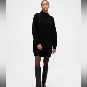Black Knit Sweater Dress